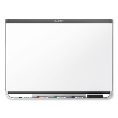 Quartet Prestige 2 DuraMax Magnetic Porcelain Whiteboard, 96 x 48, Graphite Frame P558GP2